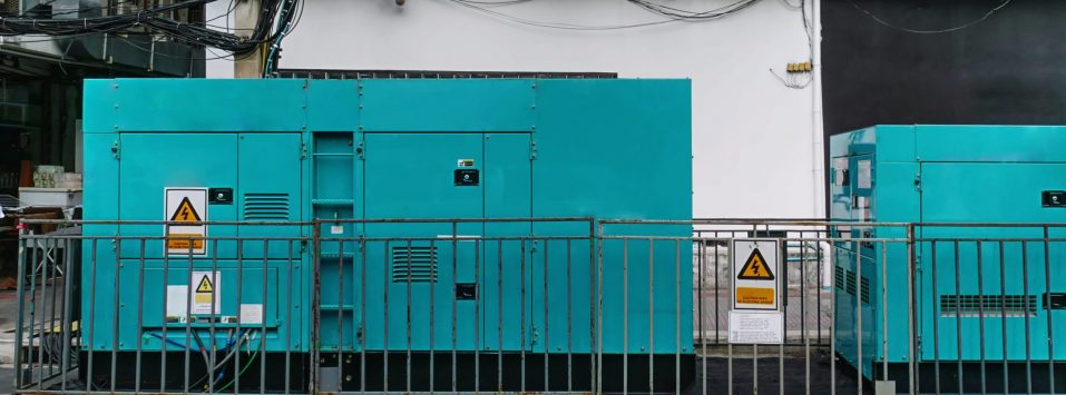 Mobile Unit of Emergency Electric Power Generatot at Site